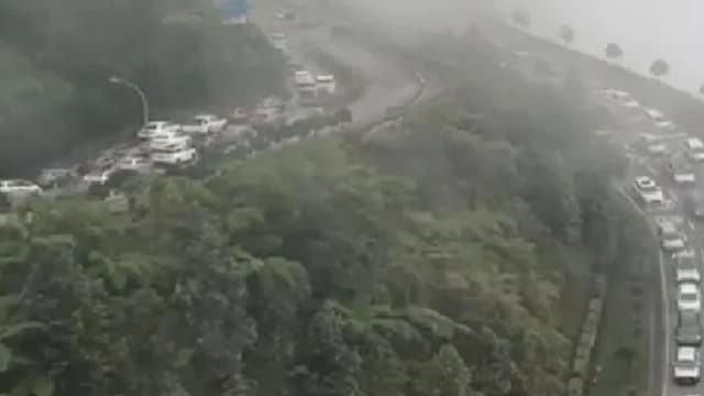 农历新年假期结束 马国云顶下山路狂塞