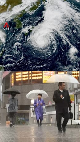 Typhoon Dujuan reaches Japan, bringing strong winds and heavy rain