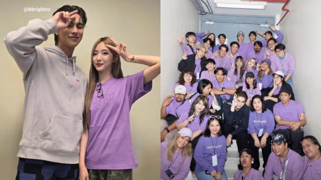 郑乃馨晒情侣合照紧贴Bright　不理粉丝反对大方放闪