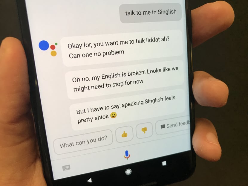You may now ask Google Assistant to teach you how to cook Nasi Lemak, remind you to book movie tickets at Shaw Lido, find the nearest automated teller machine, or even when Hari Raya Puasa is next year. Photo: Wong Pei Ting/TODAY You may now ask Google Assistant to teach you how to cook Nasi Lemak, remind you to book movie tickets at Shaw Lido, find the nearest automated teller machine, or even when Hari Raya Puasa is next year. Photo: Wong Pei Ting/TODAY