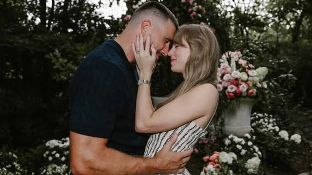 Taylor Swift与Travis Kelce宣布订婚，IG帖文刷新多项纪录！