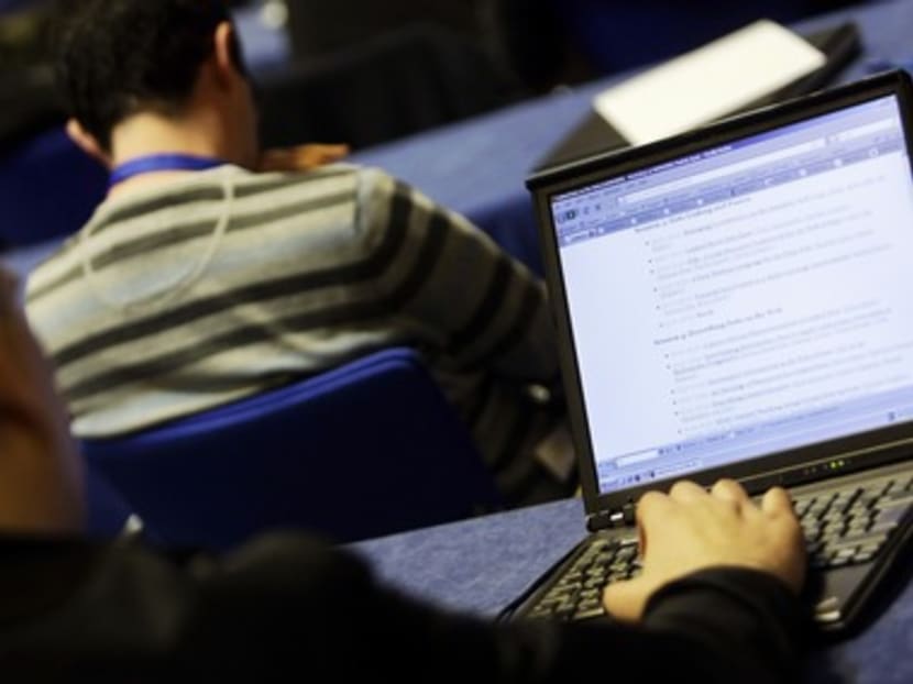 A person surfs the Internet on a computer. Photo: Reuters
