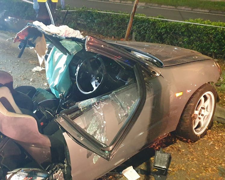 Driver who crashed into tree, splitting car in two and killing his passengers, gets jail