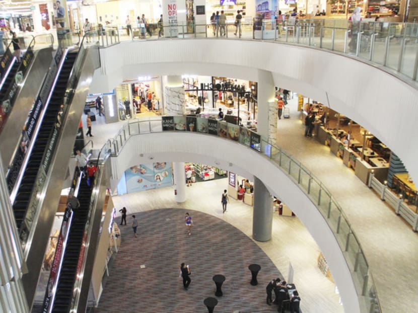 The four-storey Waterway Point mall, with more than 200 tenants, caters to nearly 600,000 people living and working in the area. Photo: Damien Teo