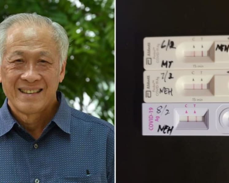 Defence Minister Ng Eng Hen tests positive for Covid-19, says infection waning after 5 days