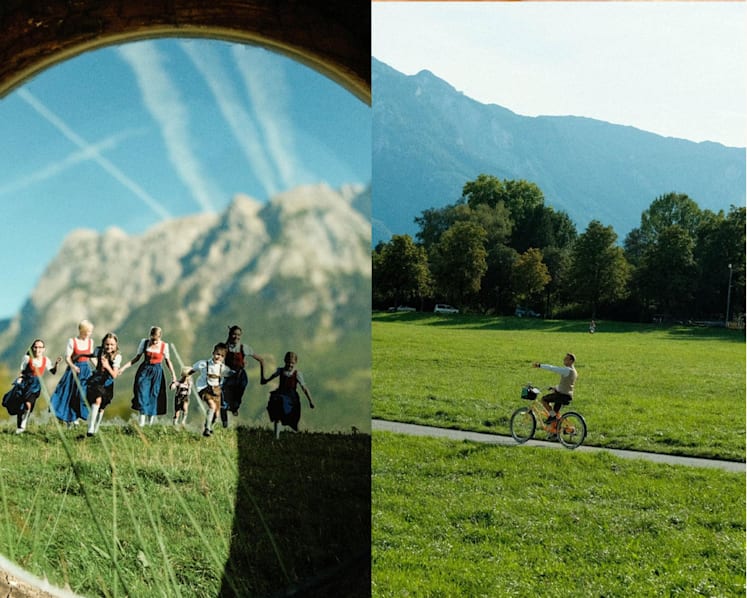 I visited Salzburg's new Sound Of Music museum and cycled on a bike named Julie Andrews