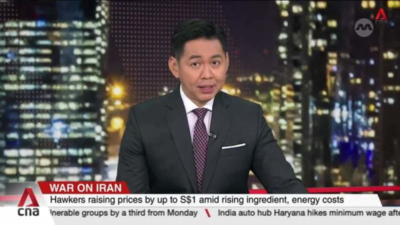 WAR ON IRAN: Hawkers raising prices by up to S$1 amid rising ingredient, energy costs