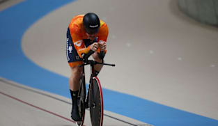 Lavreysen makes history with quadruple gold haul at world championships