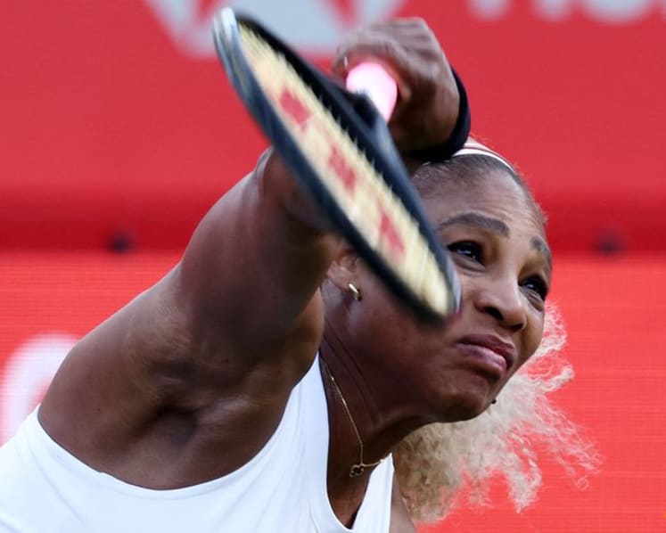 Serena is back - American great makes winning return to court at Queen's