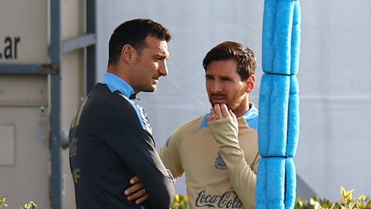 Argentina not overly reliant on Messi, says Scaloni - CNA