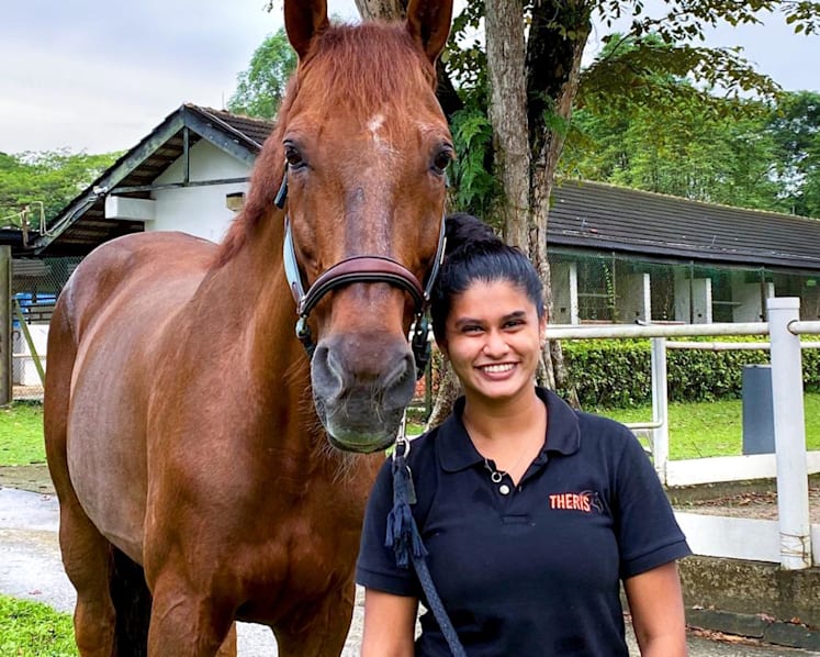 Riding into a career as an equine-assisted therapist