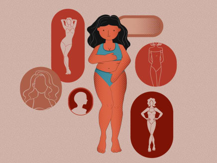 The author's issues with her appearance first started during puberty. 