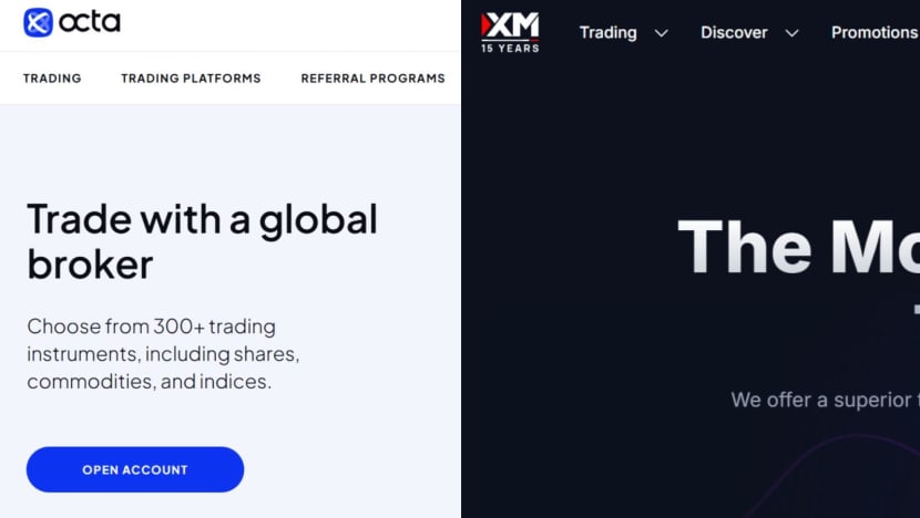 Singapore to block access to trading platforms Octa and XM over unlicensed activity Singapore to block access to trading platforms Octa and XM over unlicensed activity
