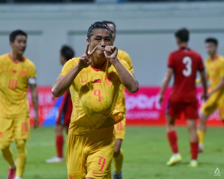Football: Singapore edged out by China in friendly match