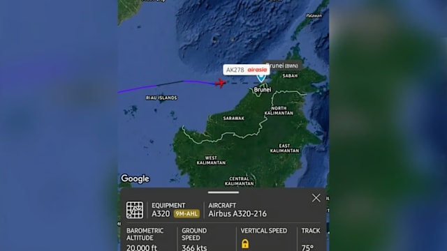 客舱加压系统出问题 亚航飞文莱班机改降亚庇