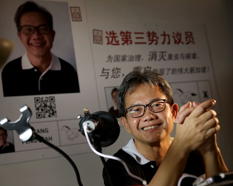 GE2020: Independent candidate Cheang says it’s been a ‘learning journey’, answers critics who think he’s wasting money and time
