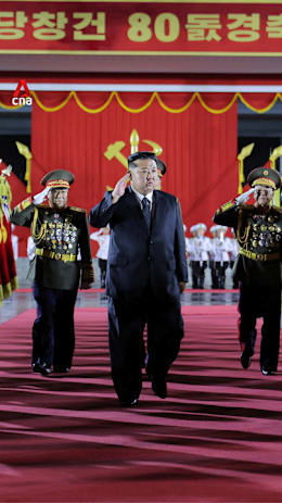 North Korea shows off new intercontinental ballistic missile at military parade