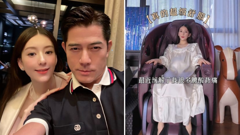 Aaron Kwok’s Wife Shows Off 8-Month Baby Bump & Lavish Gifts From The Heavenly King