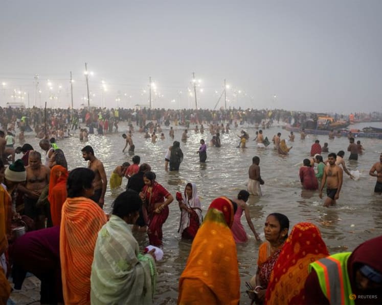 India's Maha Kumbh festival sees 15 million people take holy dip on first day