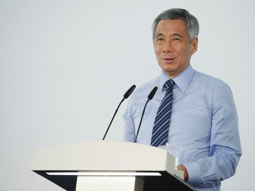 Singapore's Prime Minister Lee Hsien Loong speaks in Singapore on Sept 2, 2014. Photo: Reuters
