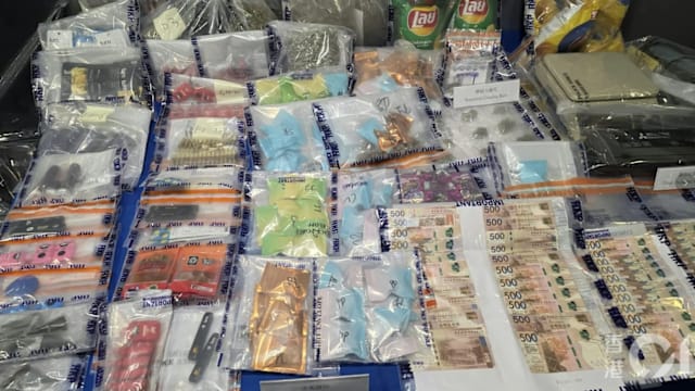 港警捣毁网上贩毒集团 六人被捕起获逾30万新元大麻