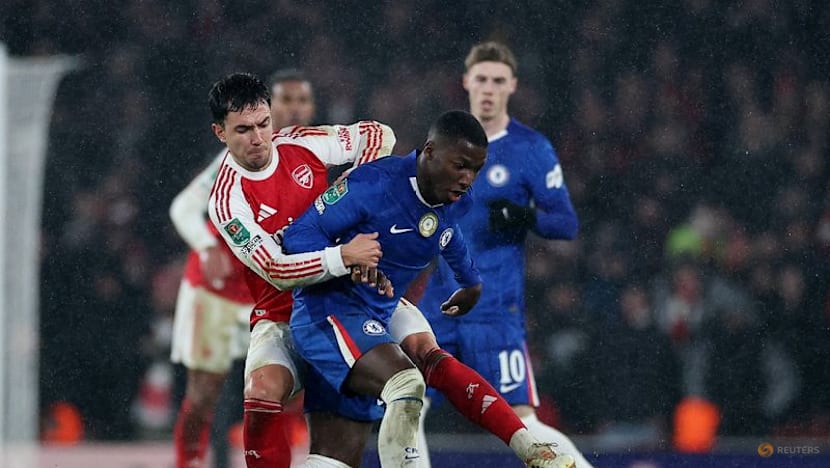 Arsenal beat Chelsea 1-0 to reach League Cup final
