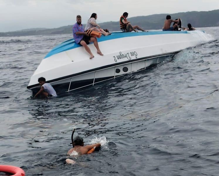 Australian tourist killed, 2 injured as snorkelling boat capsizes off Indonesia's Bali island