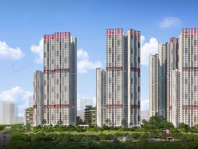 An artist's impression of a Built-To-Order housing project in Bukit Merah that will come under the Prime Location Housing model.