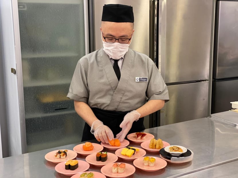 The writer says his goal at Sushi Express is to apply the leadership and people management skills that he has acquired and rise through the ranks.