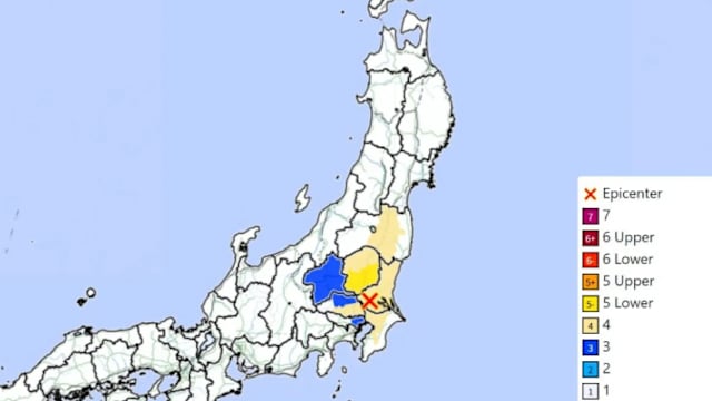 日本发生5级地震 东京部分地区有震感