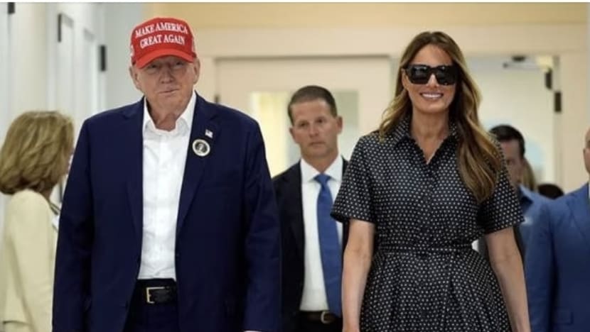 "Saya rasa amat yakin", kata Trump selepas mengundi di Florida "Saya rasa amat yakin", kata Trump selepas mengundi di Florida