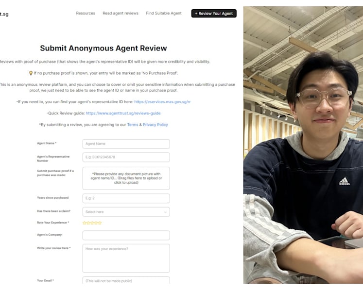 Can you trust your insurance agent? This Singaporean set up a website to rate financial advisers