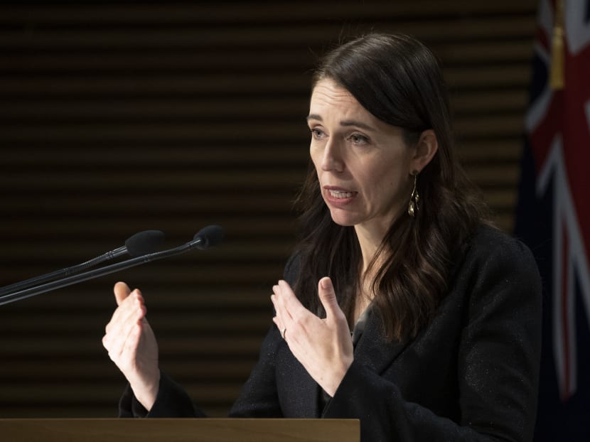 New Zealand's Prime Minister Jacinda Ardern speaks about Covid-19 coronavirus on the first day of a snap national lockdown, during a press conference in Wellington on Aug 18, 2021.