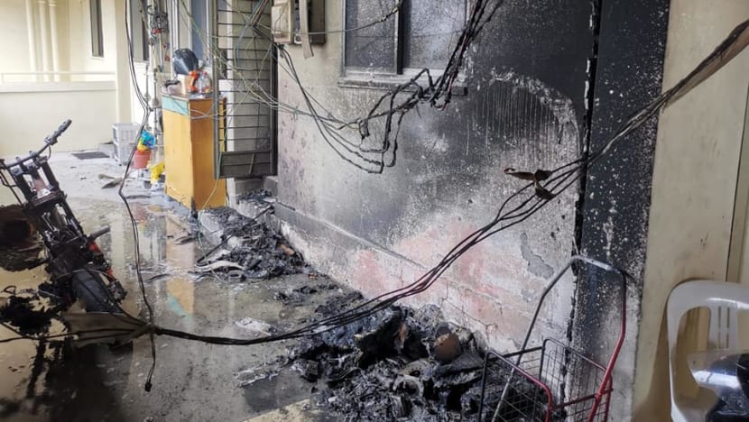 3 people evacuated from Clementi HDB flat after PMD left charging catches fire: SCDF