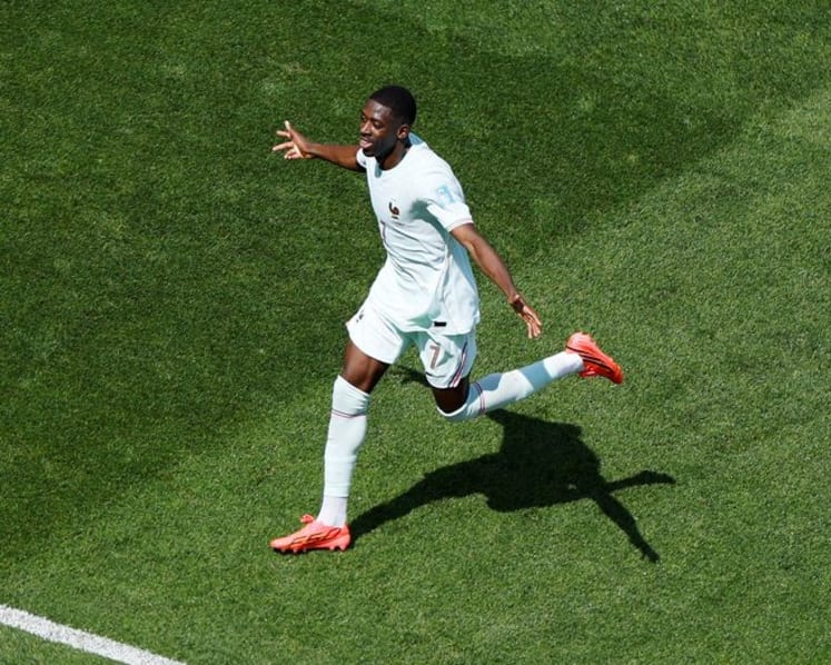 France's Dembele steals the show with 25-minute hat-trick against Norway