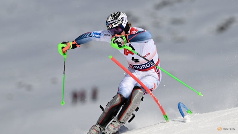 Alpine skiing-Haugan takes Norway's first win of World Cup season