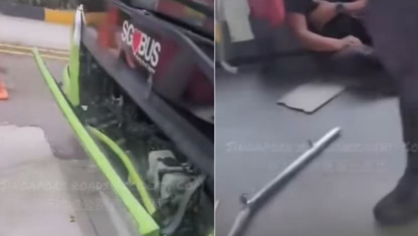 21 dikejarkan ke hospital selepas bas langgar penghadang jalan di T3 Changi 21 dikejarkan ke hospital selepas bas langgar penghadang jalan di T3 Changi