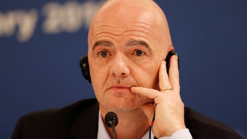 Football cannot solve conflict but carries message of peace, says FIFA's Infantino