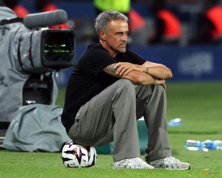 Coach Luis Enrique unconcerned by PSG's poor start to the season