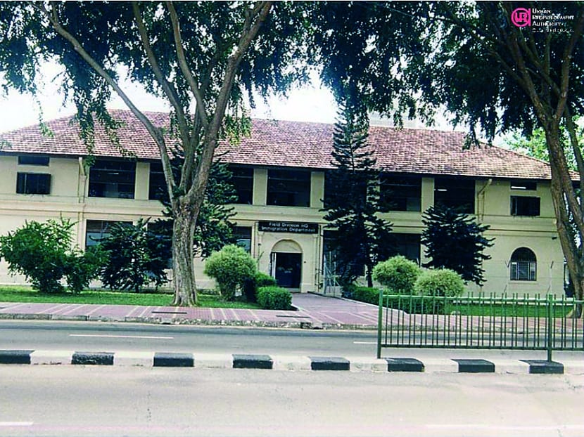 The former Joo Chiat Police Station shall be restored as part of the future hotel development, said the Urban Redevelopment Authority. Photo: URA