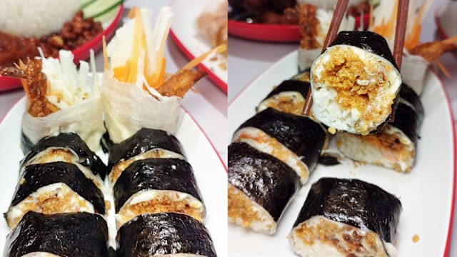 长得像寿司卷的软壳蟹紫菜薄饼，只在“Taste Ipoh”吃得到！