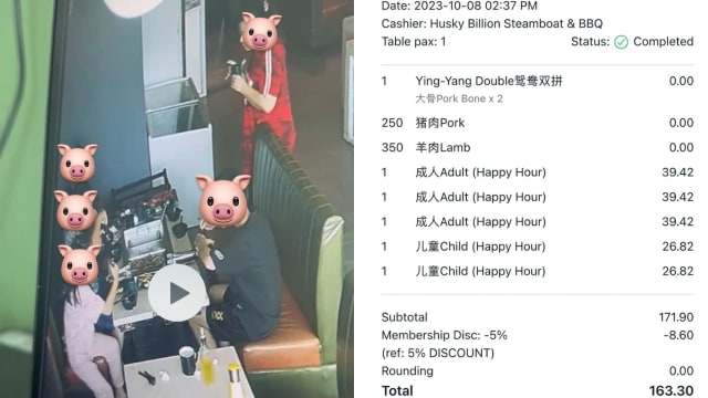 马国火锅店搞吃到饱促销 一家五口竟点600盘肉“打包”带走