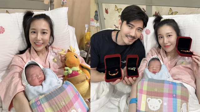 刚撇清被黄子佼逼全裸试镜　黑涩会美眉Apple平安产子