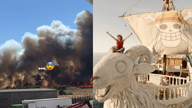 山火威胁“One Piece”南非片场，浓烟遮天蔽天超可怕！