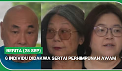 BERITA (28 Sep) | 6 individu didakwa sertai perhimpunan awam