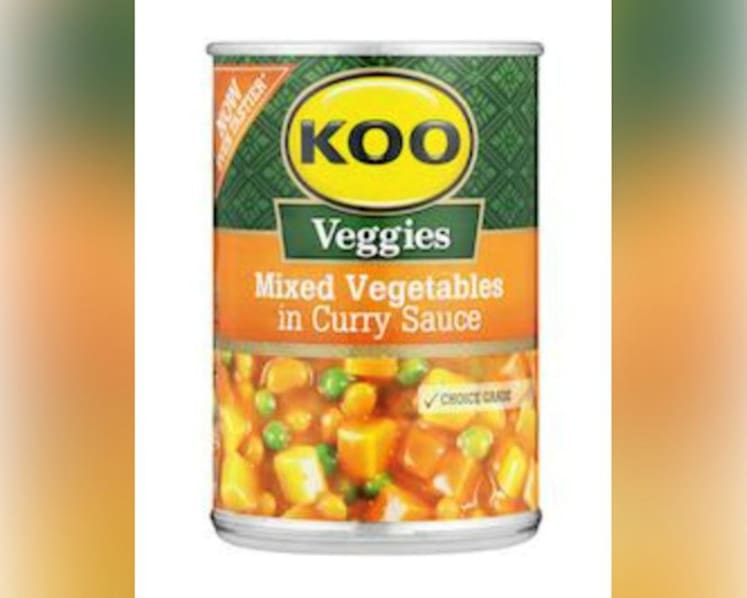 Several KOO canned vegetable products recalled due to potential canning failure: SFA