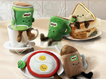 Milo launches limited edition plushies of iconic local treats, from kaya toast to gem biscuits