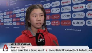 Singapore's youngest athlete makes debut against world's elite at just 14