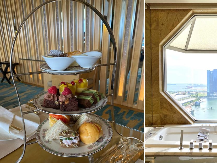 Wine and dine all day long at the Club Lounge. The diet can wait.