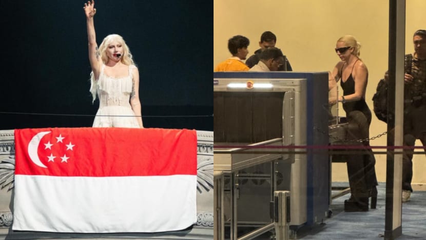 Lady Gaga Spotted At Changi Airport Clearing Security Check Before Flying To Dubai On Emirates Lady Gaga Spotted At Changi Airport Clearing Security Check Before Flying To Dubai On Emirates